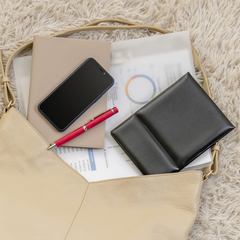 堀内鏡工業 メイクアップアーチスト愛用 プロモデル折立ミラー 化粧鏡 Mサイズ ブラック ホワイトデー プレゼント